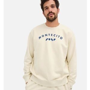 MATE the Label Men's Organic Fleece Graphic Classic Neck Sweatshirt